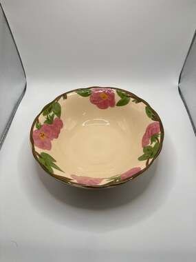 Franciscan Dessert Rose, 9 Inch Large Serving Bowl